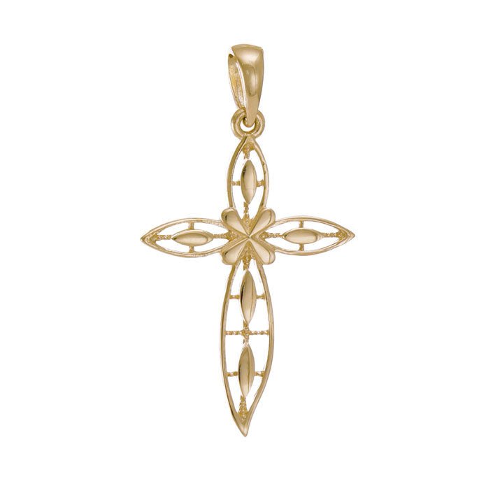 A Testament to Grace and Craft 14 Carat Yellow Gold Pendant The Perfect Expression of Love