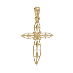 A Testament to Grace and Craft 14 Carat Yellow Gold Pendant The Perfect Expression of Love