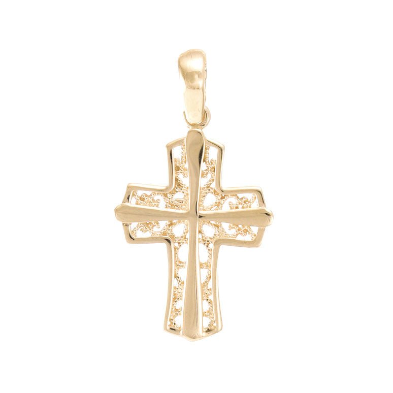 Born to Shine 14 Carat Yellow Gold Pendant Perfectly Designed for You