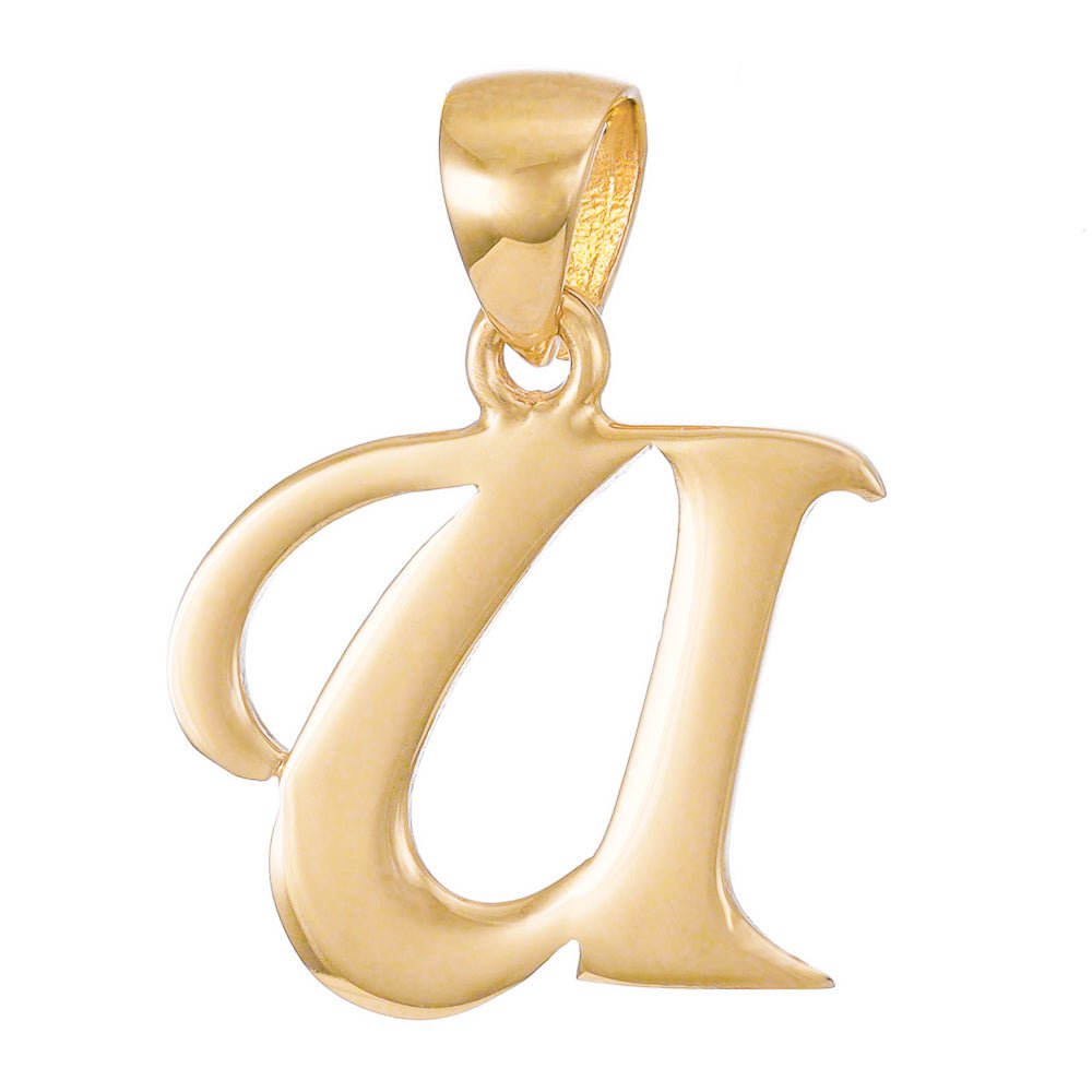 An Icon of Refinement 14 Carat Yellow Gold Pendant Crafted with Love and Care