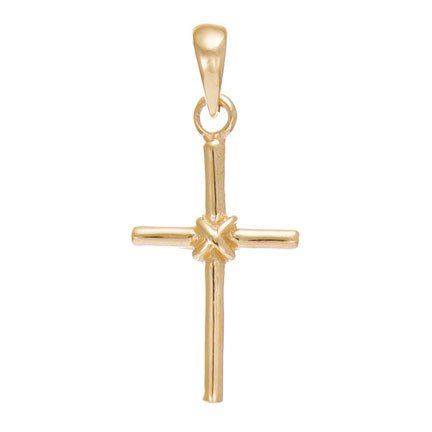 Refined Elegance 14 Carat Yellow Gold Pendant Inspired by Modern Minimalism