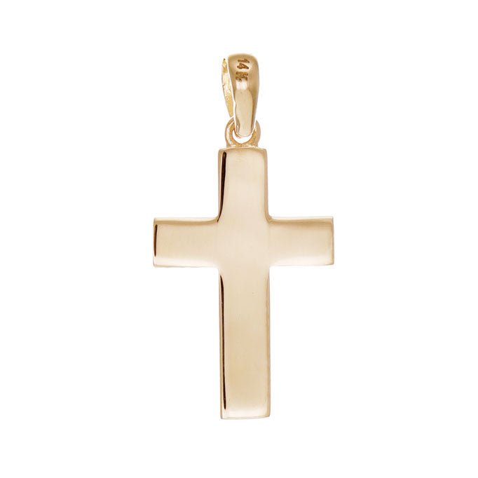 Crafted with Perfection 14 Carat Yellow Gold Pendant Perfectly Balanced in Style and Grace