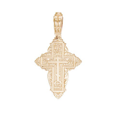 A Reflection of Grace 14 Carat Yellow Gold Pendant Radiating Love and Sophistication