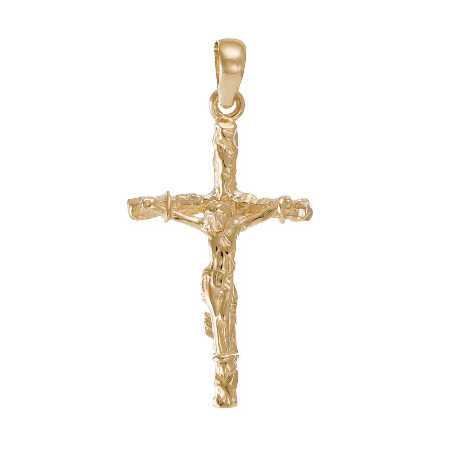 Graceful and Bold 14 Carat Yellow Gold Pendant Perfectly Designed for You