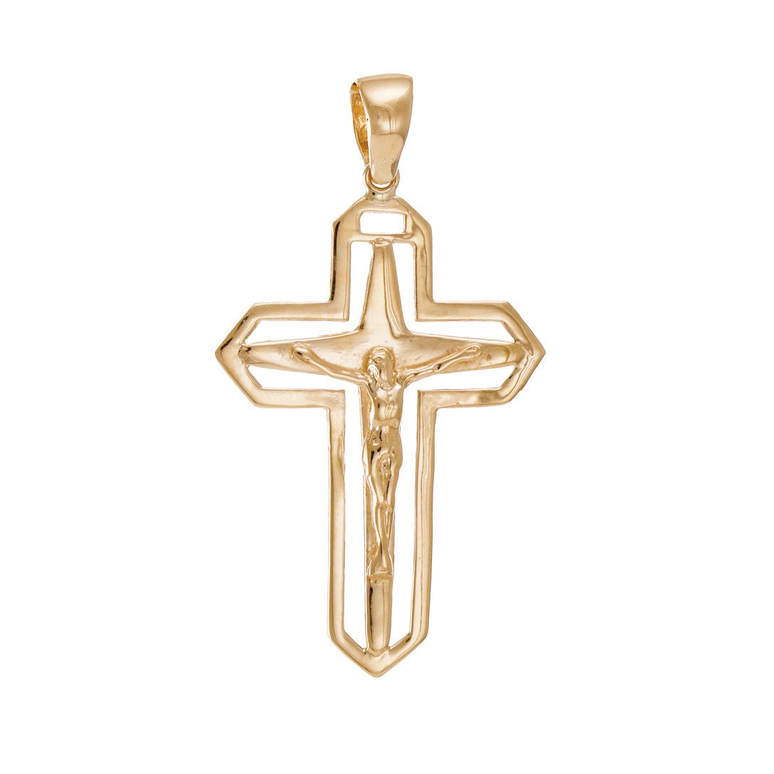 A Jewel of Distinction 14 Carat Yellow Gold Pendant The Jewel of Eternal Love