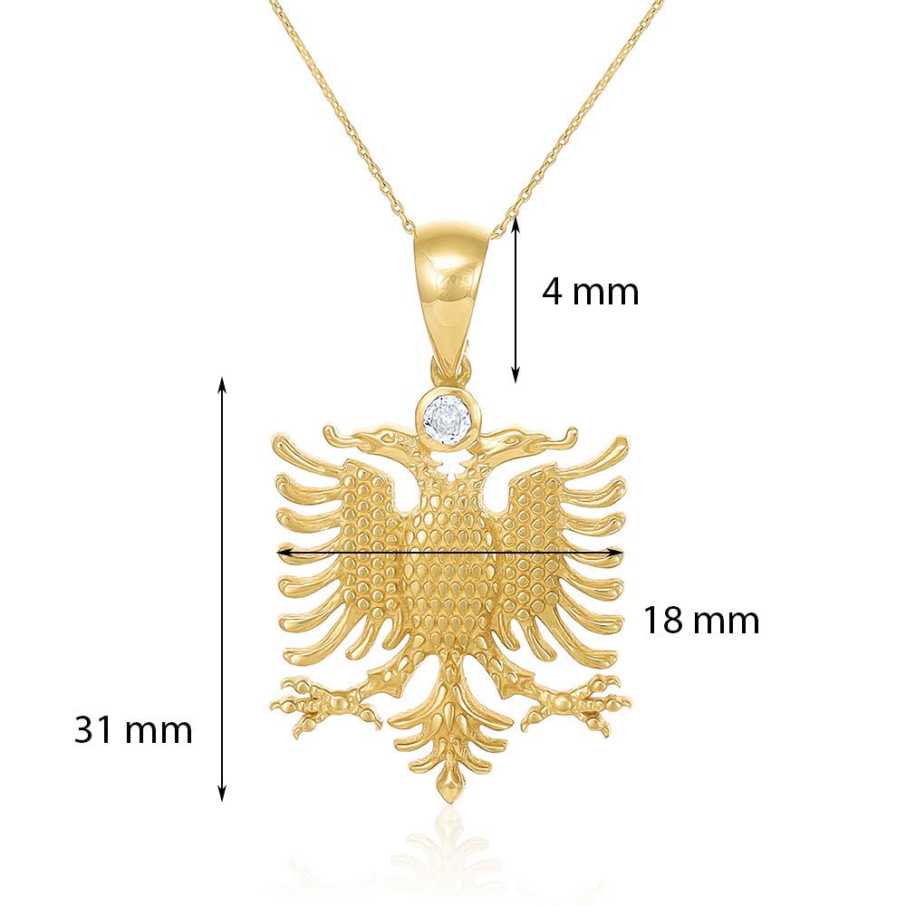 Timeless Beauty 14 Carat Yellow Gold Pendant Crafted with Care and Precision