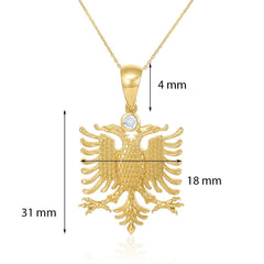 Timeless Beauty 14 Carat Yellow Gold Pendant Crafted with Care and Precision