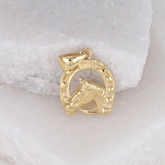 Rooted in Tradition 14 Carat Yellow Gold Pendant For the Love of Refined Beauty