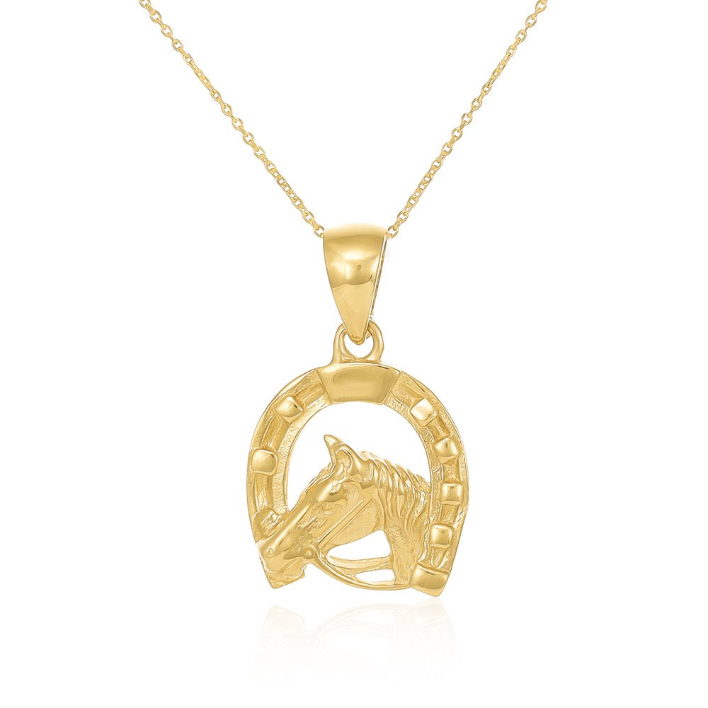 Rooted in Tradition 14 Carat Yellow Gold Pendant For the Love of Refined Beauty