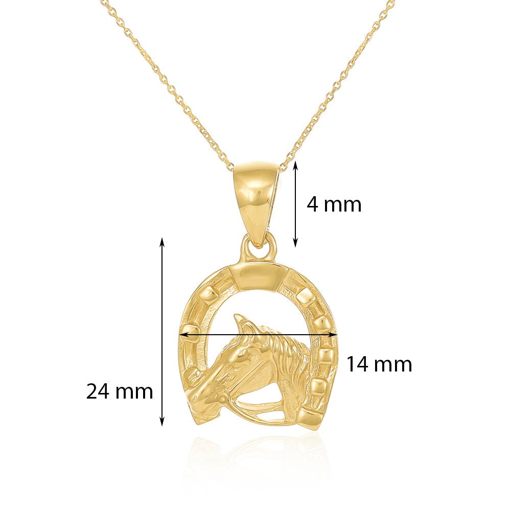 Rooted in Tradition 14 Carat Yellow Gold Pendant For the Love of Refined Beauty