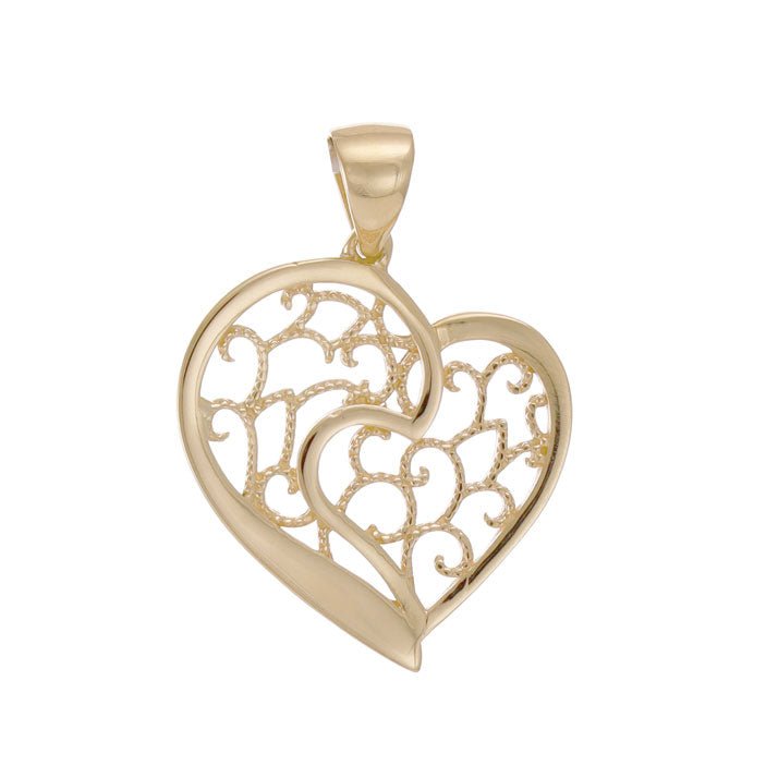 Sculpted for Perfection 9 Carat Yellow Gold Pendant For Every Chapter of Your Story