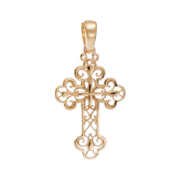 Intricately Designed 9 Carat Yellow Gold Pendant For a Lifetime of Cherished Memories