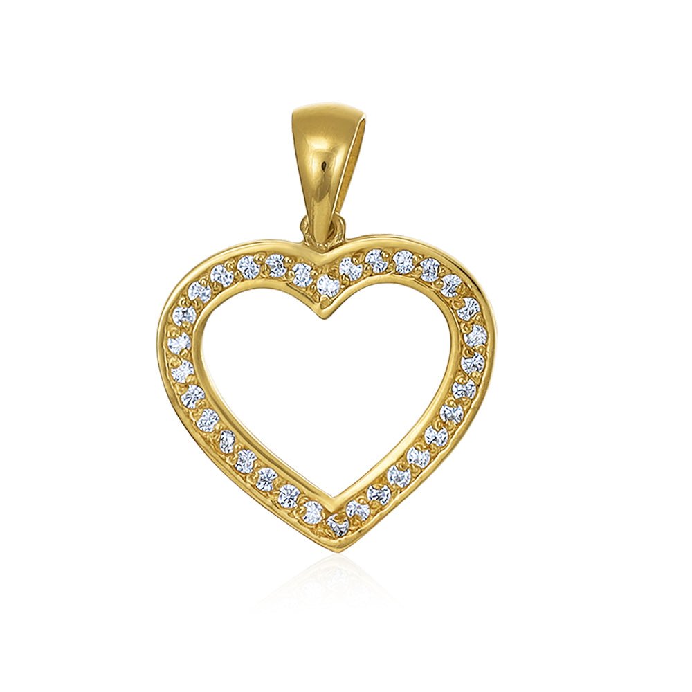 Echoes of Timeless Beauty 9 Carat Yellow Gold Pendant Adding Elegance to Your Collection