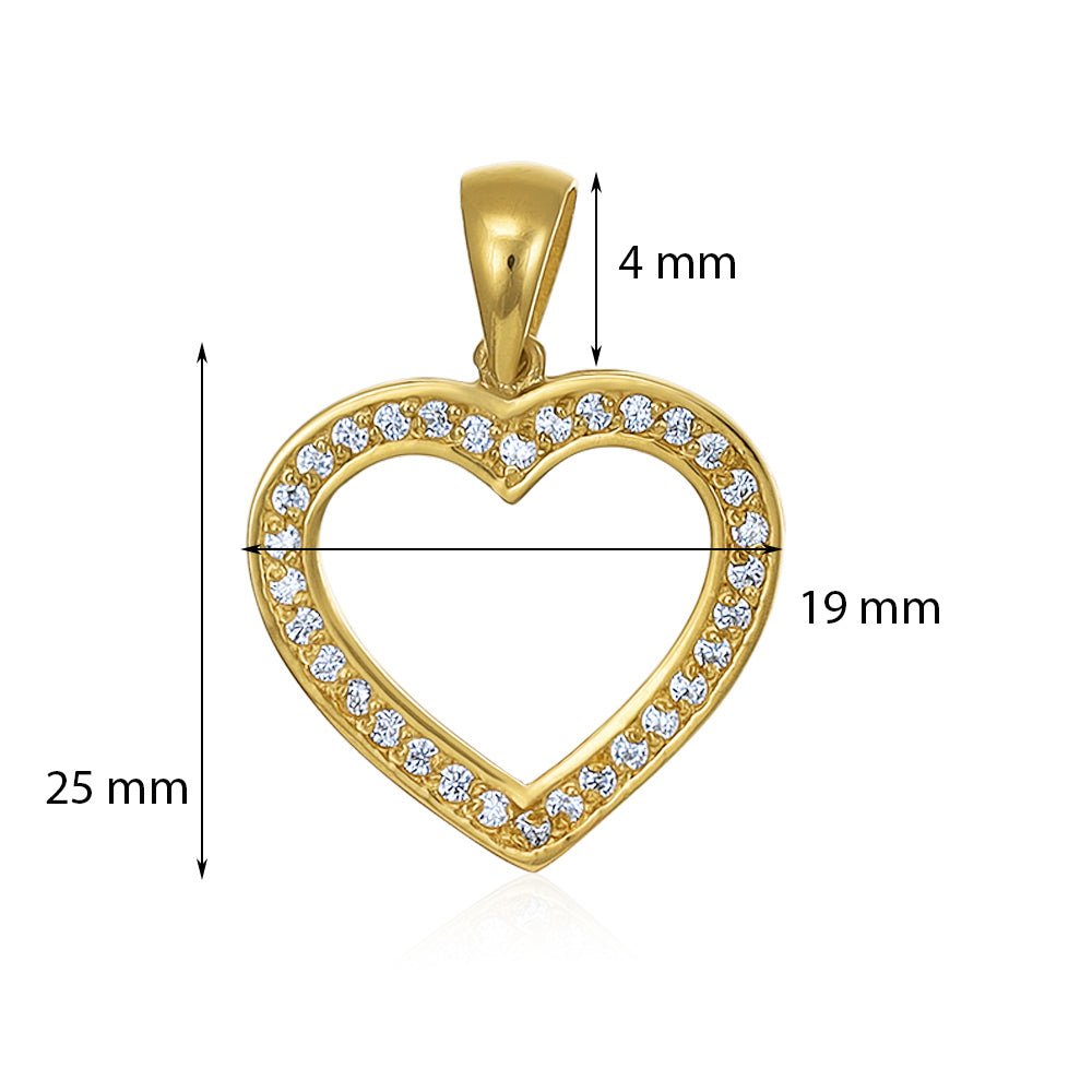 Echoes of Timeless Beauty 9 Carat Yellow Gold Pendant Adding Elegance to Your Collection