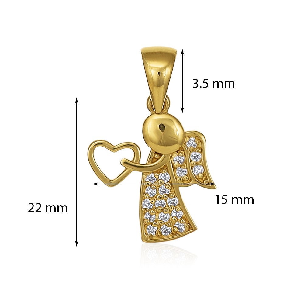 Flawlessly Elegant 9 Carat Yellow Gold Pendant Perfectly Suited for Your Style