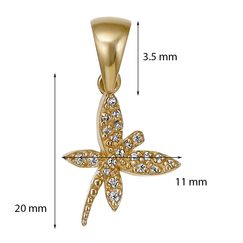 Infused with True Brilliance 9 Carat Yellow Gold Pendant A Testament to Lasting Beauty