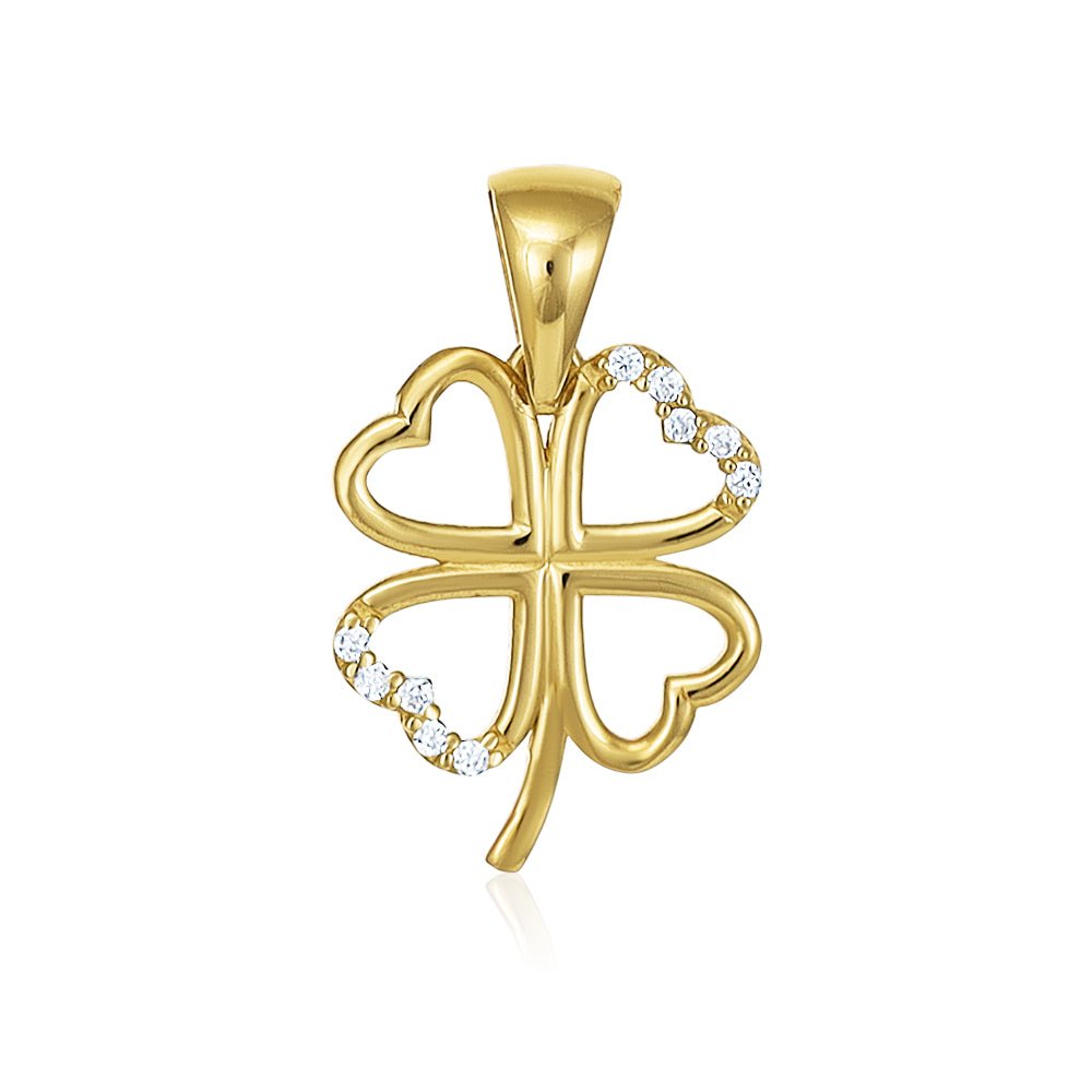 A Jewel of Elegance 9 Carat Yellow Gold Pendant To Be Treasured Always