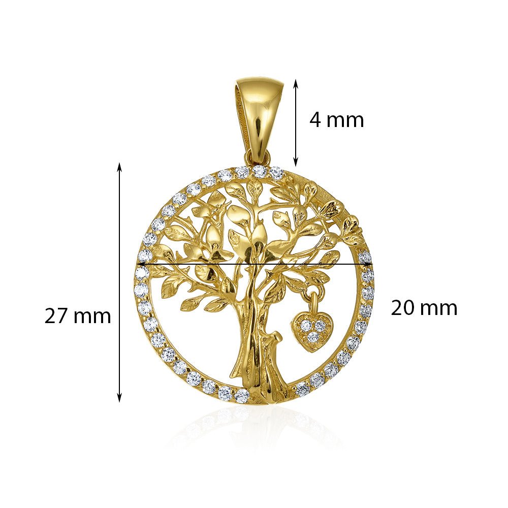 A Jewel to Define Your Style 9 Carat Yellow Gold Pendant Radiating Beauty and Elegance