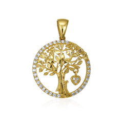 A Jewel to Define Your Style 9 Carat Yellow Gold Pendant Radiating Beauty and Elegance