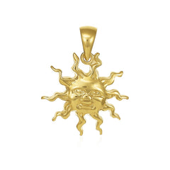 Echoing the Classics 9 Carat Yellow Gold Pendant A Story in Every Detail