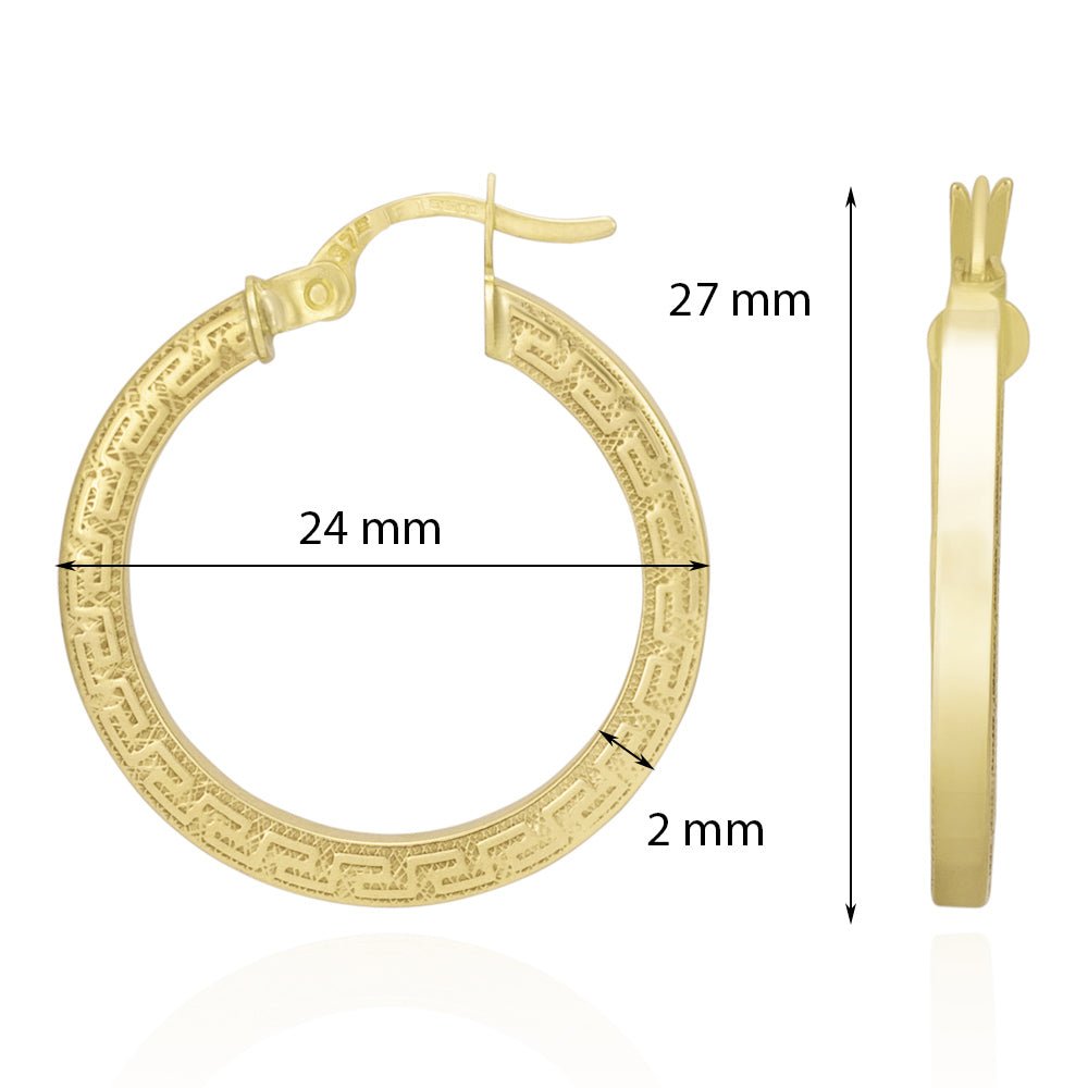 Elegance Woven into Every Detail 9 Carat Yellow Gold Earrings A Piece to Cherish Always