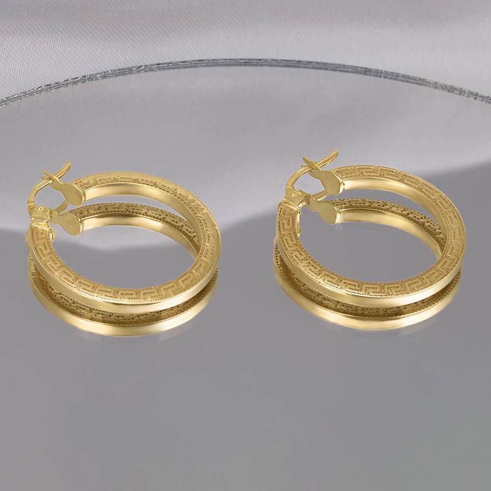 Elegance Woven into Every Detail 9 Carat Yellow Gold Earrings A Piece to Cherish Always