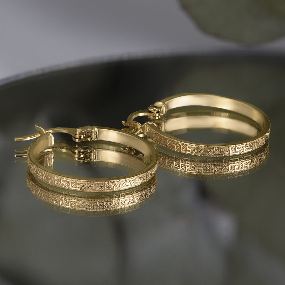 Crafted with Perfection 9 Carat Yellow Gold Earrings A Testament to True Craftsmanship