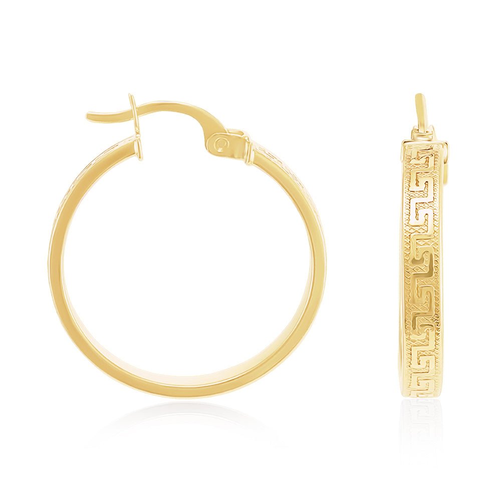 Grace in Every Detail 9 Carat Yellow Gold Earrings A Touch of Timeless Glamour