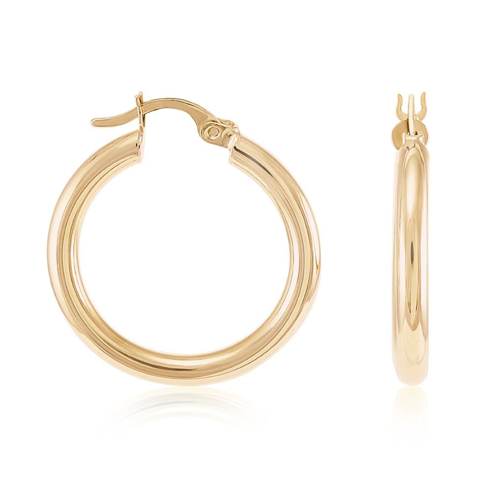 Distinctive and Bold 9 Carat Yellow Gold Earrings A Perfect Choice for Every Celebration