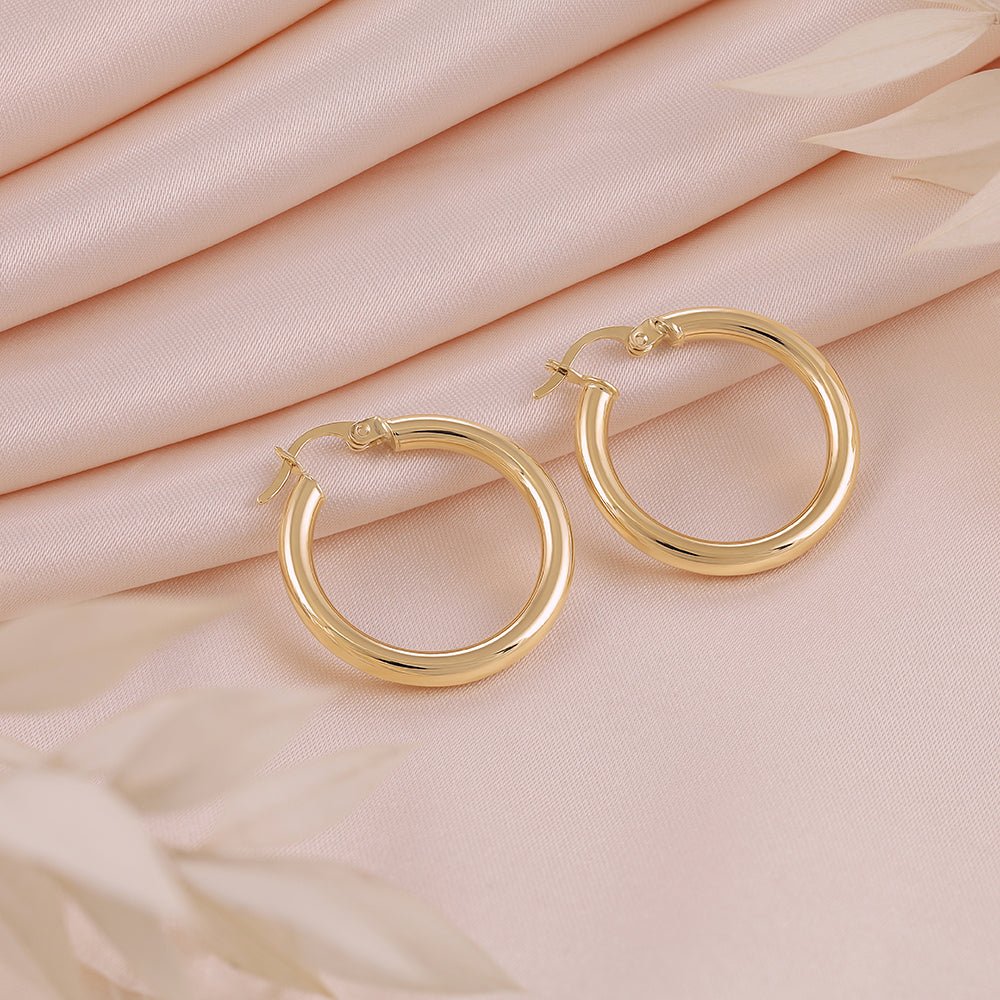 Distinctive and Bold 9 Carat Yellow Gold Earrings A Perfect Choice for Every Celebration