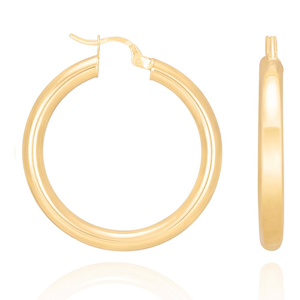 A Symphony of Style 9 Carat Yellow Gold Earrings Inspired by the Art of Living