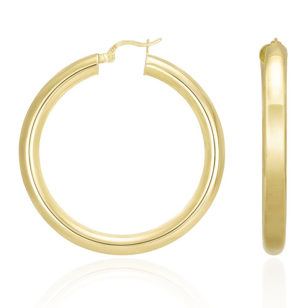 Echoing True Sophistication 9 Carat Yellow Gold Earrings Designed with Unmatched Craftsmanship