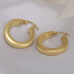 A Touch of Class 9 Carat Yellow Gold Earrings Radiating Elegance and Charm