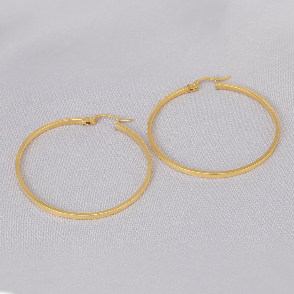 Designed for Elegance 9 Carat Yellow Gold Earrings For the Sophisticated Collector