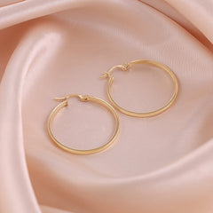 Flawlessly Elegant 9 Carat Yellow Gold Earrings For Timeless Love and Elegance