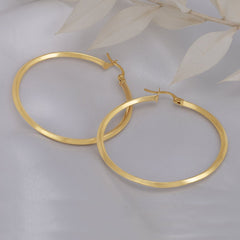 Elegance at Its Peak 9 Carat Yellow Gold Earrings Crafted for the Modern Muse