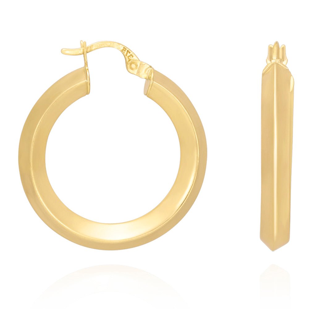 Crafted with Enduring Passion 9 Carat Yellow Gold Earrings An Icon of True Sophistication