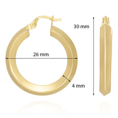 Crafted with Enduring Passion 9 Carat Yellow Gold Earrings An Icon of True Sophistication