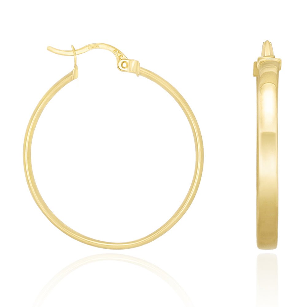 Radiating True Brilliance 9 Carat Yellow Gold Earrings An Eternal Celebration of Craftsmanship