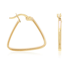 Inspired by Timeless Craft 9 Carat Yellow Gold Earrings For the Modern-Day Icon