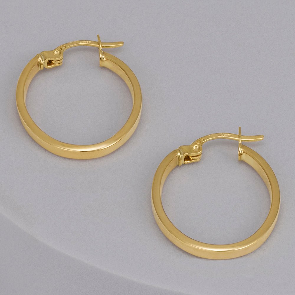 Inspired by Nature 9 Carat Yellow Gold Earrings A Tribute to Your Unique Style