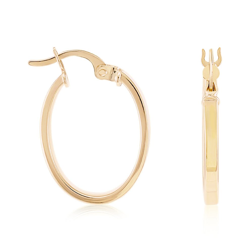 Flawless and Timeless 9 Carat Yellow Gold Earrings A Truly Unique Statement