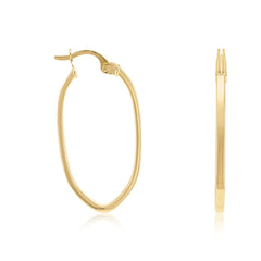 Celebrating the Beauty of Detail 9 Carat Yellow Gold Earrings Infused with an Air of Elegance