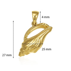 Charming 9 Carat Yellow Gold Pendant To Be Treasured Always