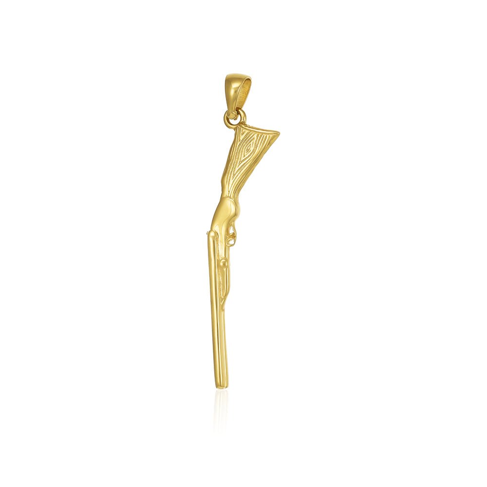 Exceptional 9 Carat Yellow Gold Pendant With Every Detail Perfected