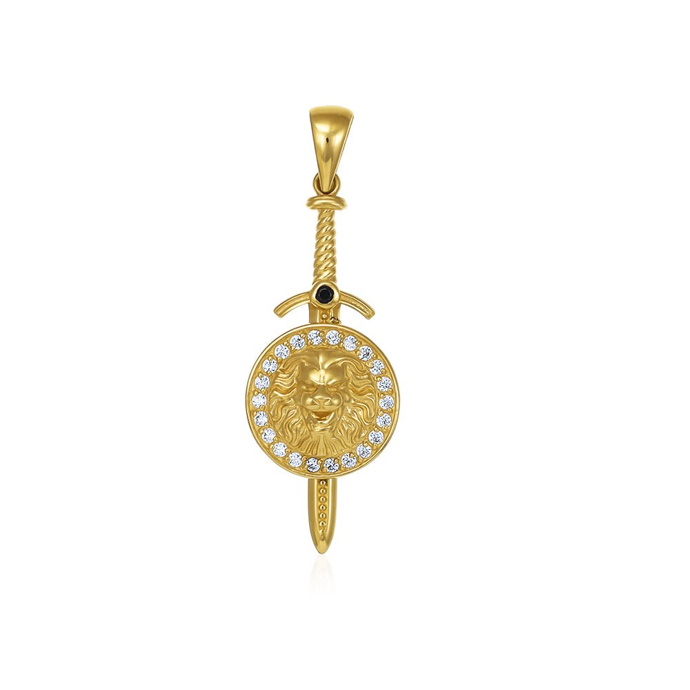 An Icon of Refinement 9 Carat Yellow Gold Pendant A Statement of Grace and Beauty