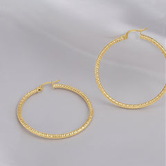 Infused with a Touch of Luxury 9 Carat Yellow Gold Earrings A Statement of Grace and Beauty