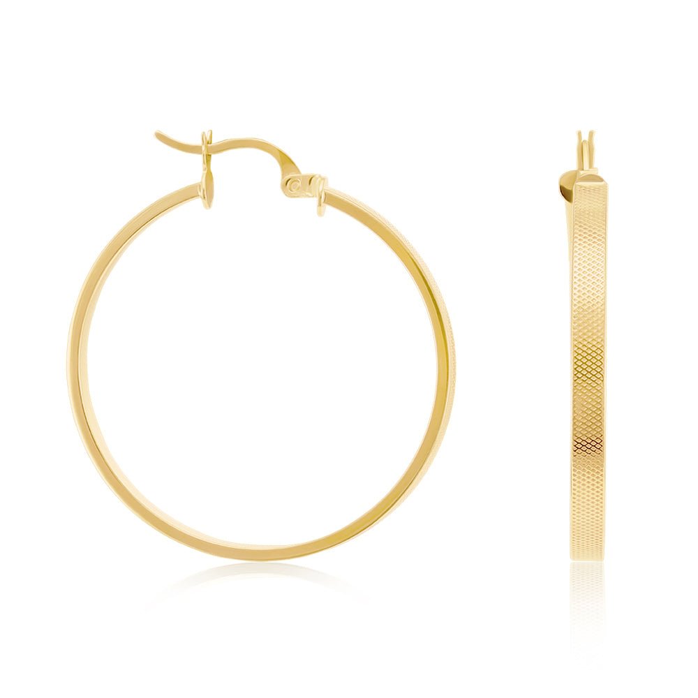 Reflections of Light and Grace 9 Carat Yellow Gold Earrings A Celebration of Individuality