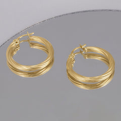 A True Reflection of Beauty 9 Carat Yellow Gold Earrings For the Woman Who Deserves the Best