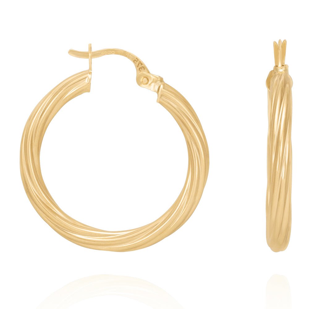 A True Reflection of Beauty 9 Carat Yellow Gold Earrings For the Woman Who Deserves the Best